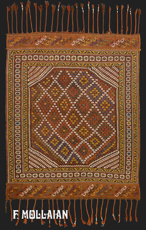 Antique Persian Afshari Sumak n°:49404343